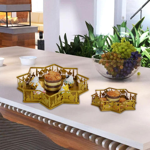 Eid Serving Tray Star Shaped Ramadan Tray