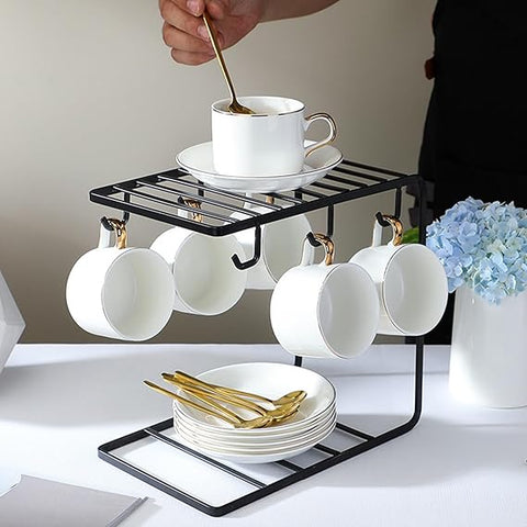 6 Coffee Mug Set,  Tea Cup for Office