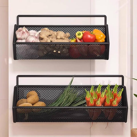 Wall Mounted Multi-Purpose Kitchen Storage Rack