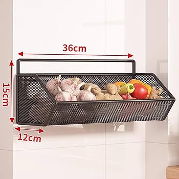 Wall Mounted Multi-Purpose Kitchen Storage Rack