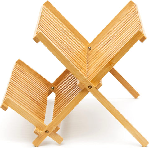Premium Natural Bamboo Dish Rack