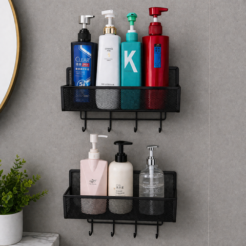 Wall Mounted Bathroom Shelf Rack