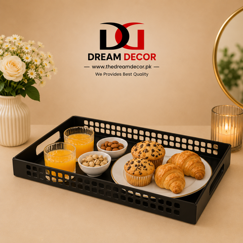 Elegant Breakfast Serving Tray