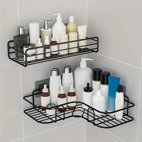 Bathroom Corner Shelf Wall Mounted with adhesive hook