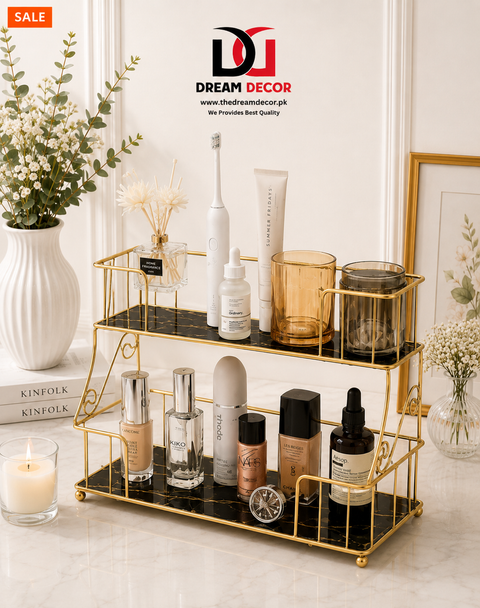 Metal Cosmetic Vanity Tray