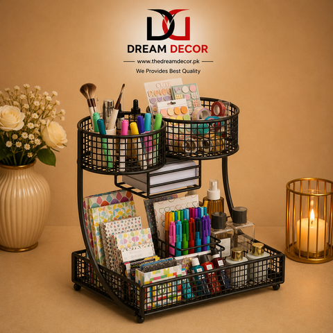 Mesh Countertop Serving & Organizer Stand