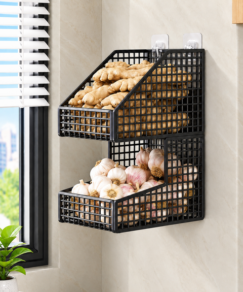 2-Tier Multipurpose Kitchen Storage Basket