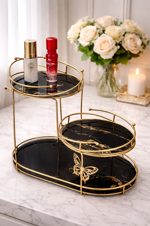 Multipurpose  Organizer Stand for Makeup & Serving