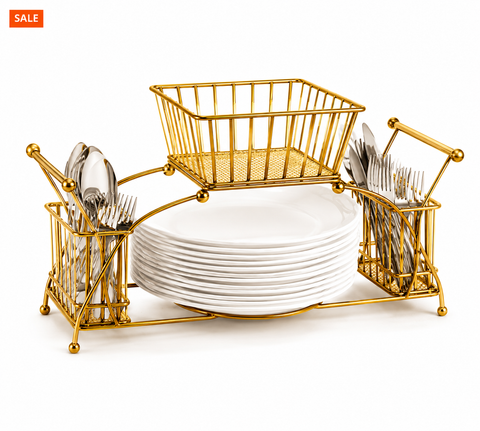2 Tier Metal Dish Drying Rack