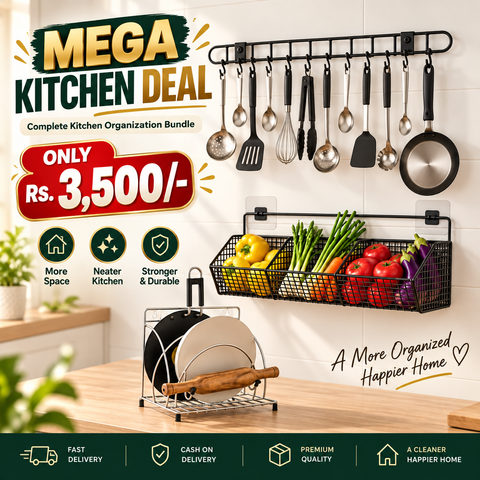 Mega Kitchen Organization Bundle – Complete Kitchen Storage Set
