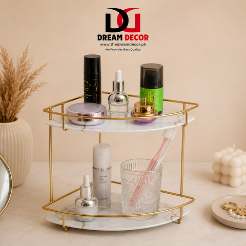 Metal Corner Countertop Organizer