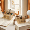 Premium Gold Mesh Cutlery Organizer Basket – Kitchen Spoon & Fork Holder