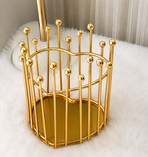 3-Piece Beauty & Jewelry Organizer Set – Premium Gold Collection