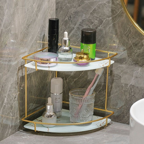 Metal Corner Countertop Organizer