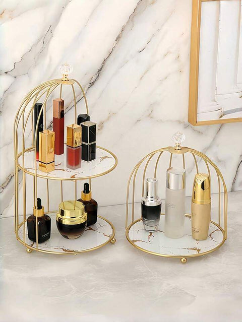 Nordic Style Bird Cage Cosmetic Storage Rack