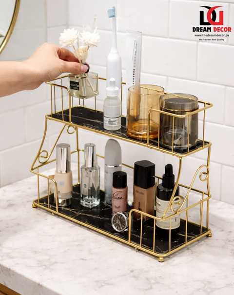 Metal Cosmetic Vanity Tray