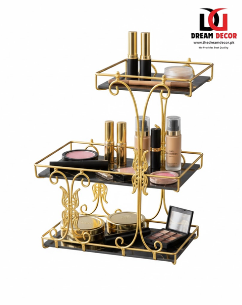 3 layer square shaped Multi Purpose rack