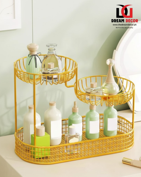 3 layer round base fruit organiser| Multi Purpose Rack