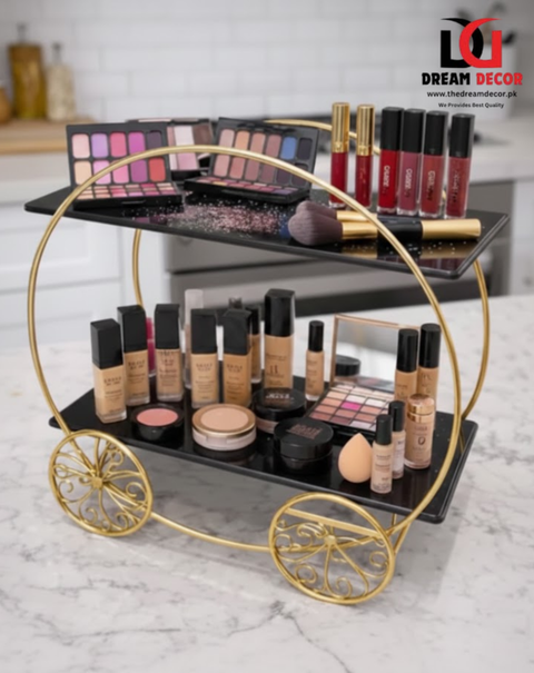 2-Tier Gold Metal  Display Stand for Wedding
