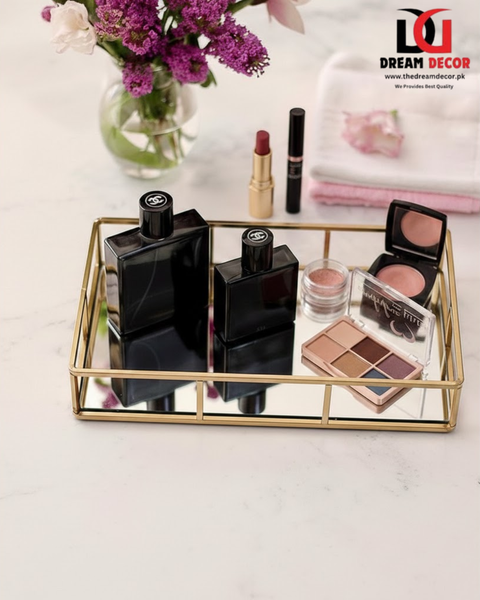 Luxury Glass vanity Tray