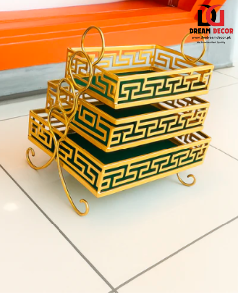 Majestic Gold Serving Platters