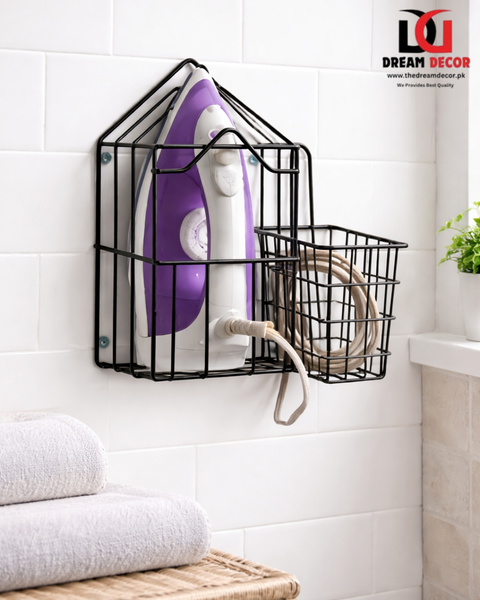 Wall-Mounted Iron Holder