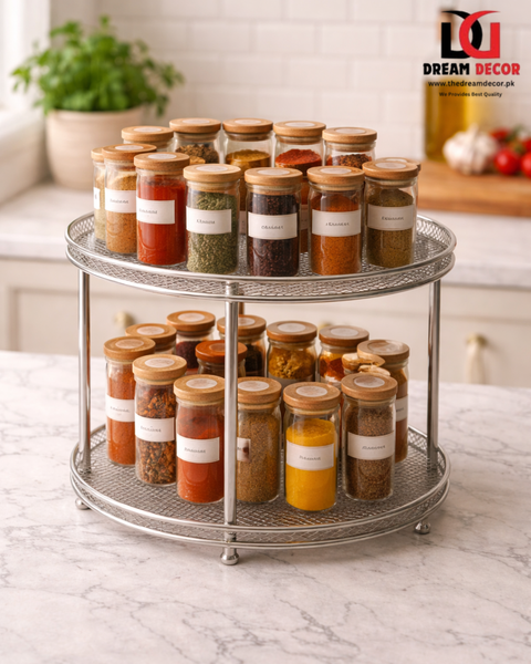 Spice Jar Organizer Rack