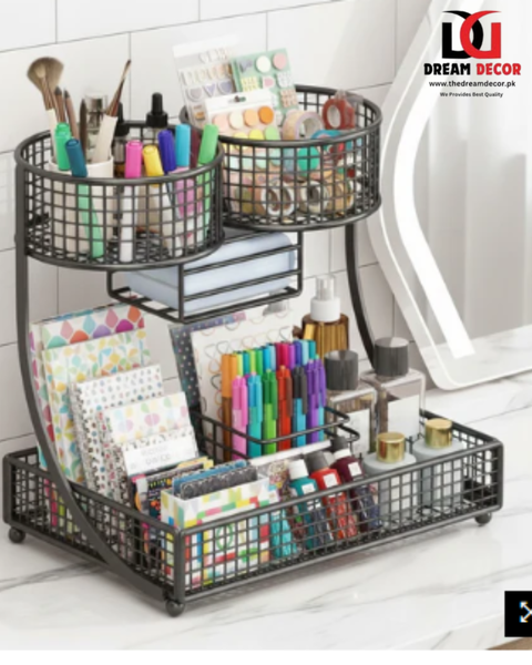 Mesh Countertop Serving & Organizer Stand