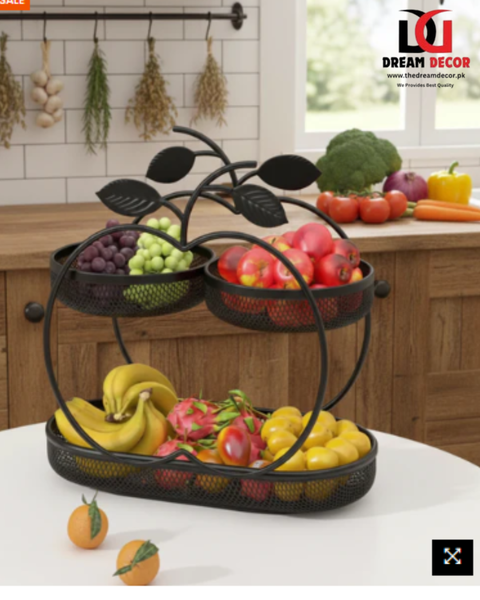 Wrought Iron Style Kitchen Organizer