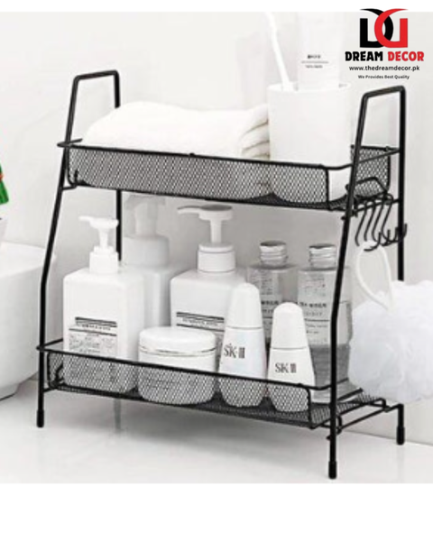 2-Tier Bathroom Shelf Organizer countertop