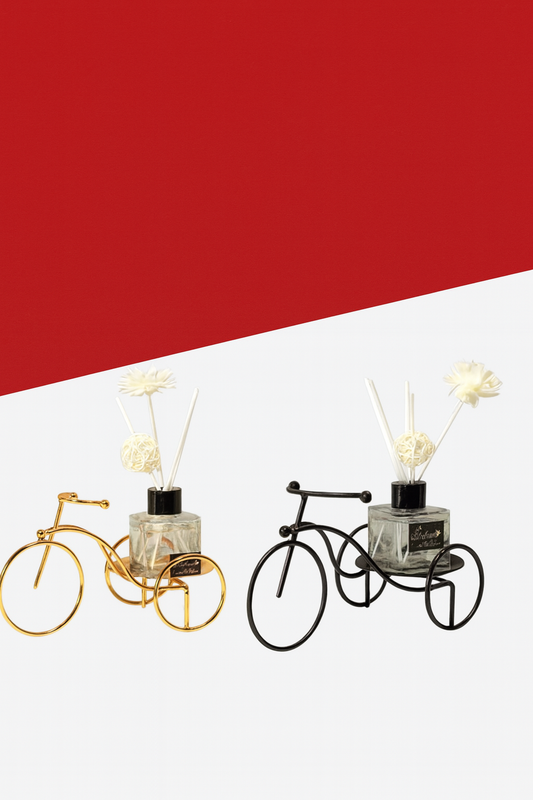 Creative Golden Candle Holder Shape Of Bicycle For Home Decor