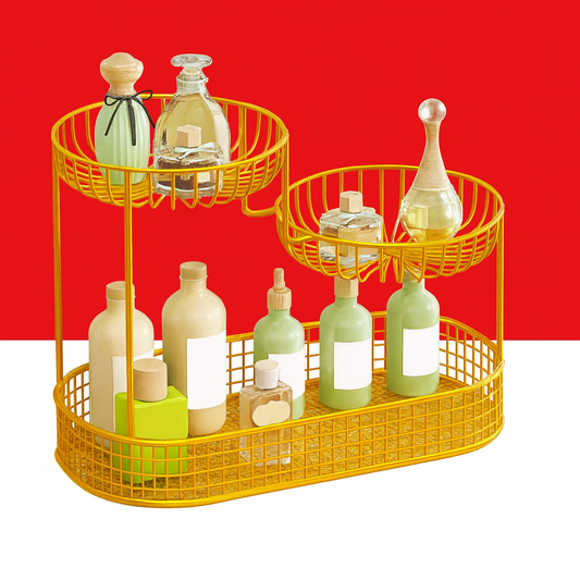 3 layer round base fruit organiser| Multi Purpose Rack