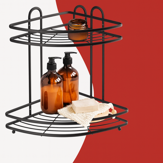 Bathroom Shower Basket Shower Shelf Wall Bracket Shower Organizer