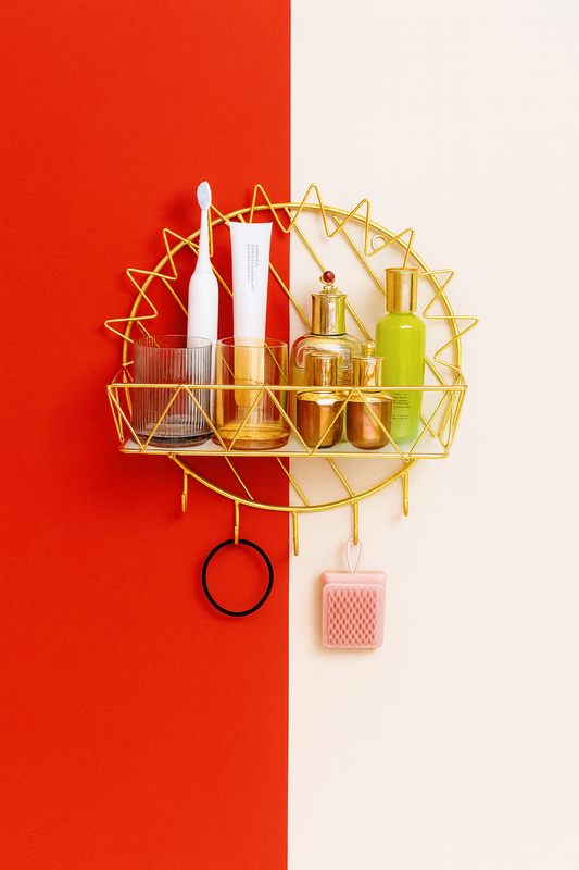 Bathroom Shelf Bathroom Shelf Wall Mounted Metal Towel Rack