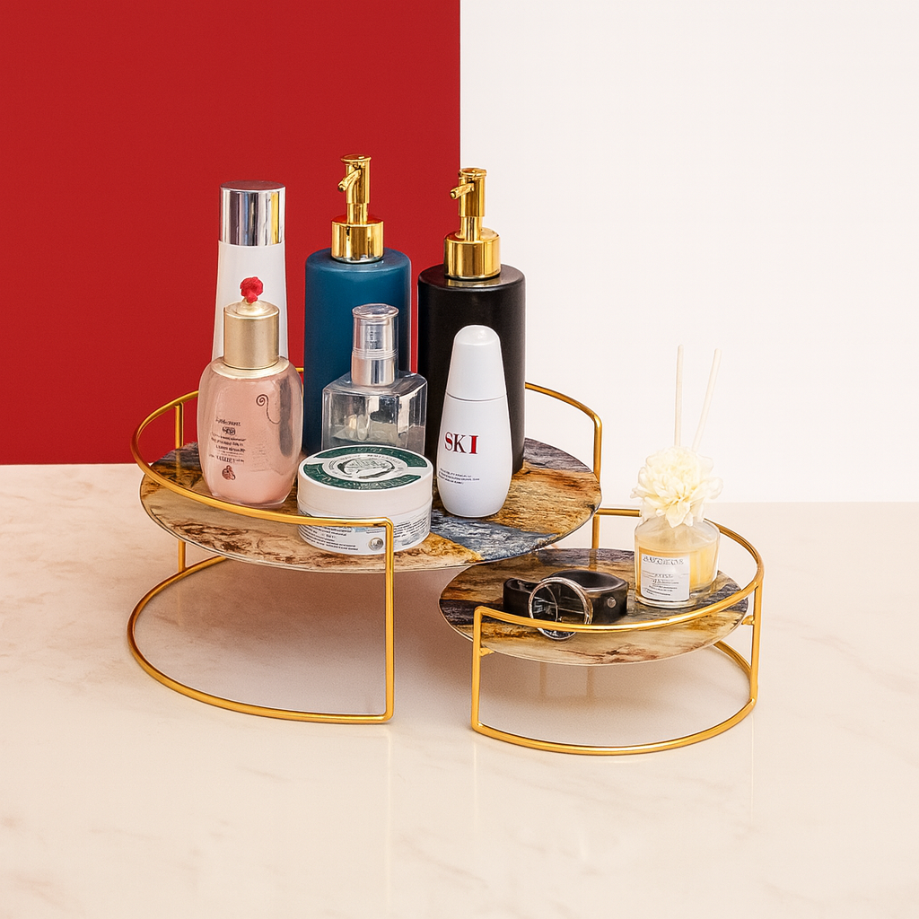2 level beauty organizer