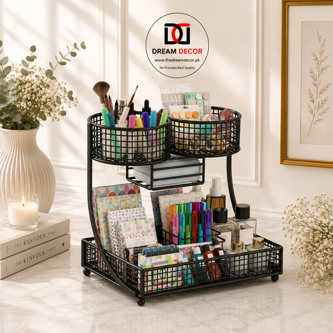 Mesh Countertop Serving & Organizer Stand