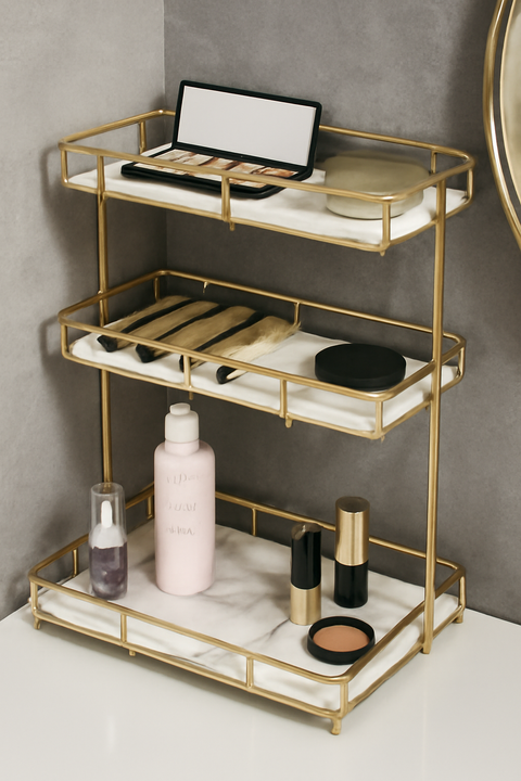 Makeup Organizer Cosmetics Storage 3 Tier