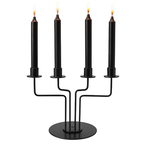 Golden Brass Candle Stand