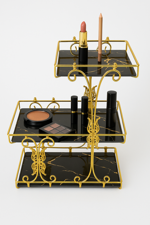 3 layer square shaped Multi Purpose rack