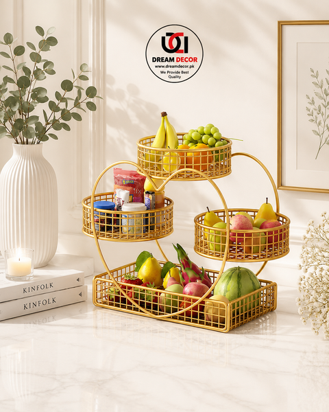 Multiuse Fruit Bowl Vegetable rack| DreamDecor.pk