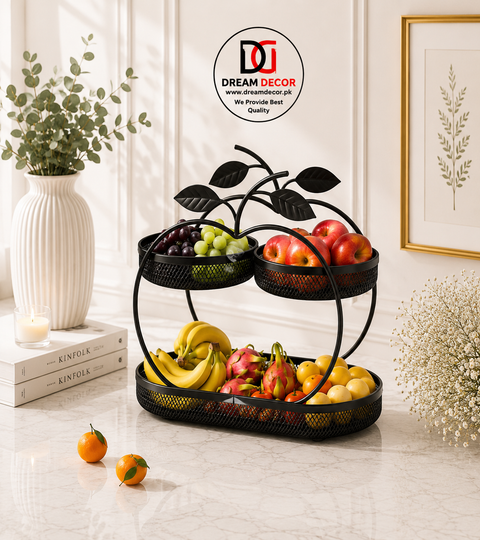 Wrought Iron Style Kitchen Organizer| DreamDecor.pk