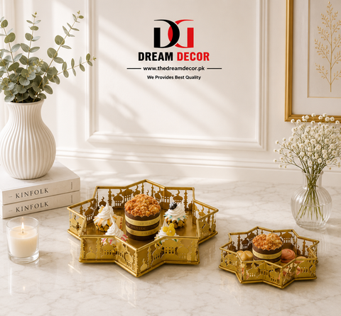 Eid Serving Tray Star Shaped Ramadan Tray