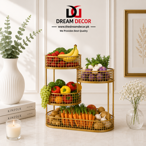 Multipurpose Fruit Basket & vegetable storage rack