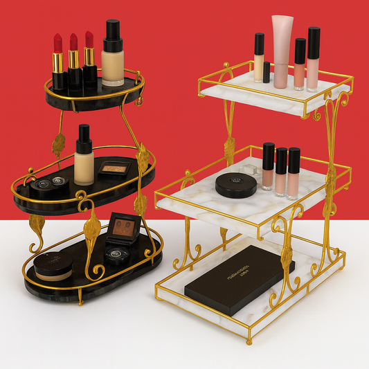 3 layer square and round shaped Multi Purpose rack | Deal Of 2