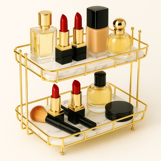 Iron Cosmetics Storage Rack