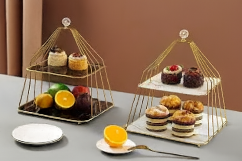 Multi-layered Iron Cake Stand Dessert Stand