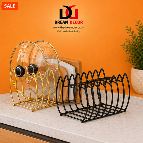 Premium Metal Plate Organizer Rack