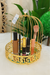 Luxury Golden Makeup Organizer