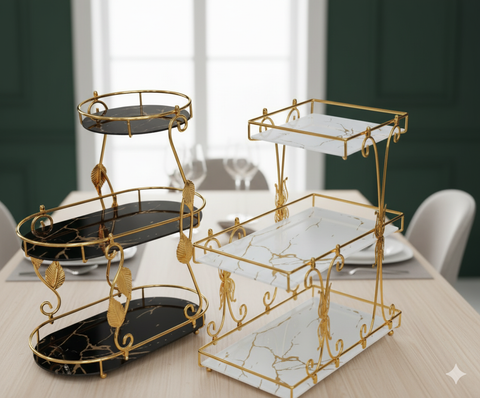 square and round shaped Multi Purpose rack