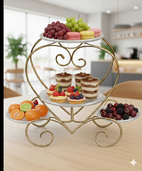 Multifunctional Fruit Basket Stand